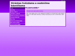 Str�nkas hv�zdama a osobn��ma b�sni�kama