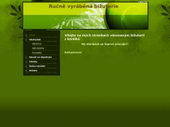 Ru�n� vyr�b�n� bi�uterie