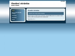 Osobn� str�nka