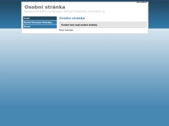 Osobn� str�nka