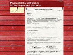 Psychiatrick� ambulance MUDr.�Regentov�Mark�ta