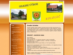 Str�nka osadn�ho v�boru Kolole�