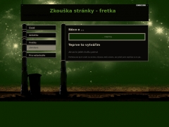 Zkou�ka str�nky - fretka