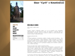 Sbor CYRIL p�i kostele sv. V�clava v Kmetin�vsi