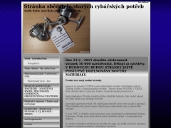 Str�nka sb�ratele star�ch ryb��sk�ch pot�eb