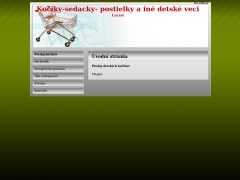 Ko��ky-sedacky- postielky a in� detsk� veci
