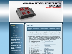 MIROSLAV NOV�K - KONSTRUK�N� KANCEL��
