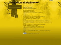 Elisova sb�rka minc� a bankovek