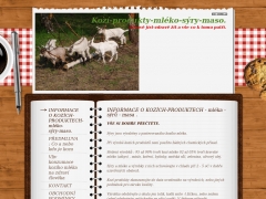 Ml�ko koz�,s�ry,maso a v�robky z nich.