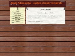 Adam Adamovsk� - osobn� str�nky fotografa