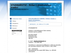 STUDNA�STV�  -  firma s dlouholetou tradic�