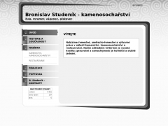 Bronislav Studen�k - kamenosocha�stv�