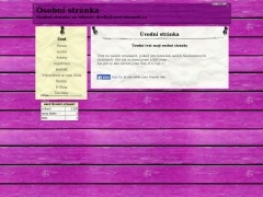 Osobn� str�nka