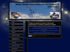 Milan Balek Chov Po�tovn�ch Holub�