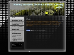 Modely stavebn� techniky. F�rum. Katalog webu.