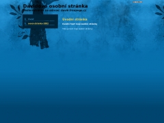 Davidovo osobn� str�nka